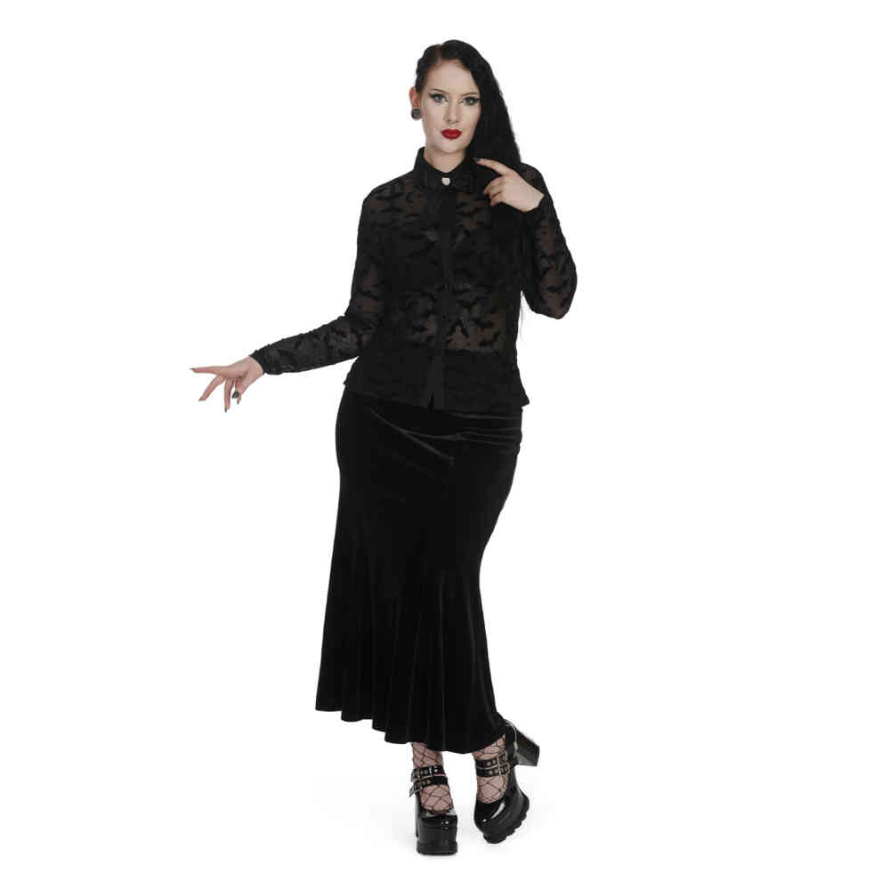 Banned - Strangers Paradise Blouse - Black